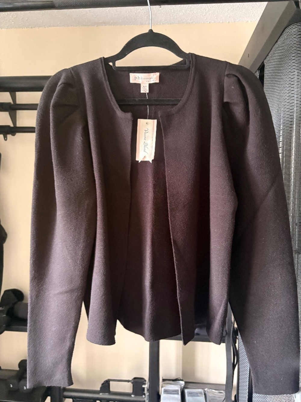 Philosophy Black Cardigan – NWT